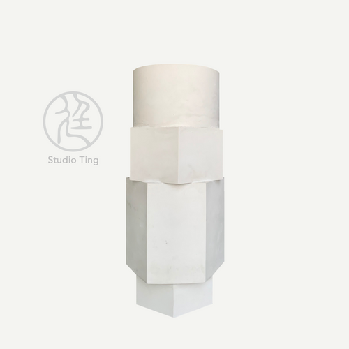 Atlas Geometric Cement Vase