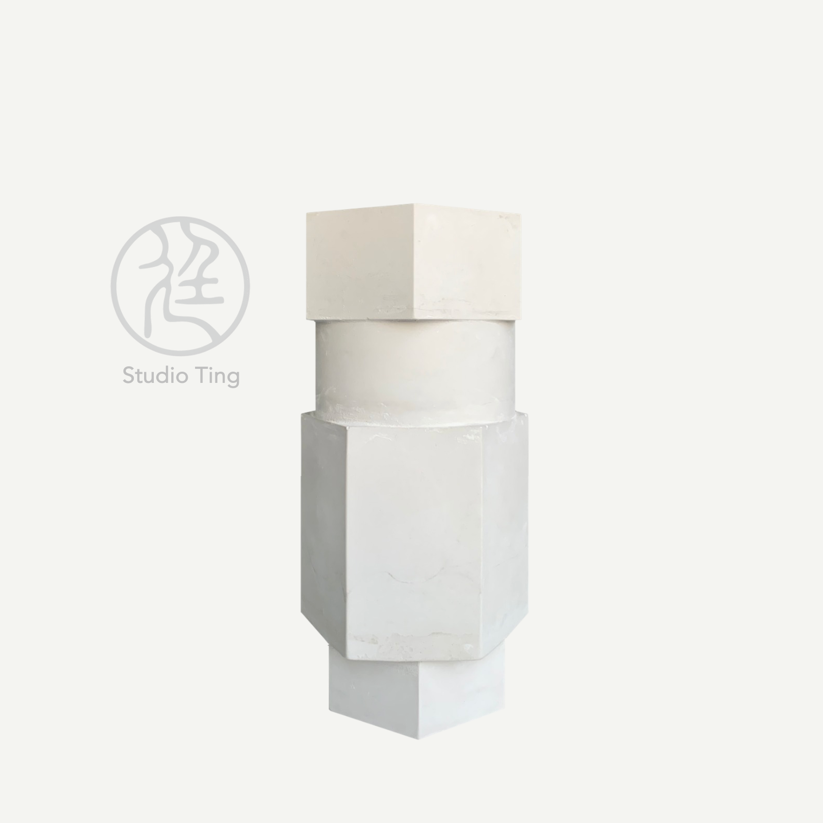Titan Geometric Cement Vase