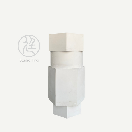 Titan Geometric Cement Vase